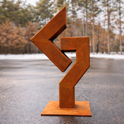 Handcrafted rusted steel - handcrafted,